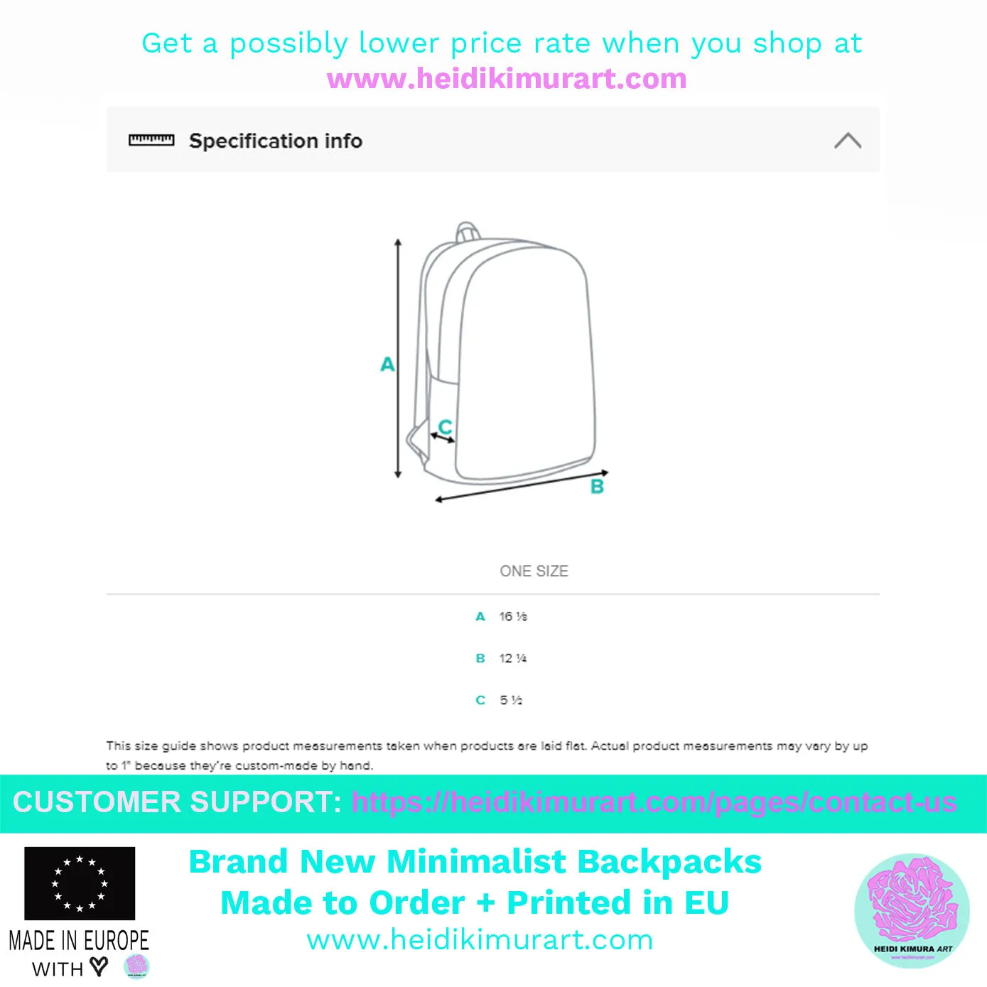 Rainbow Ombre Backpack, Rainbow Print Designer Gay Pride Minimalist Backpack Travel Bag- Made in USA/EU
