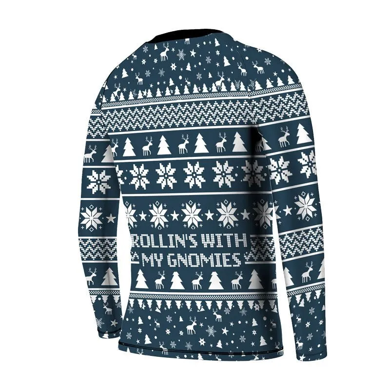 Rolling With Gnomies Kids Rash Guard