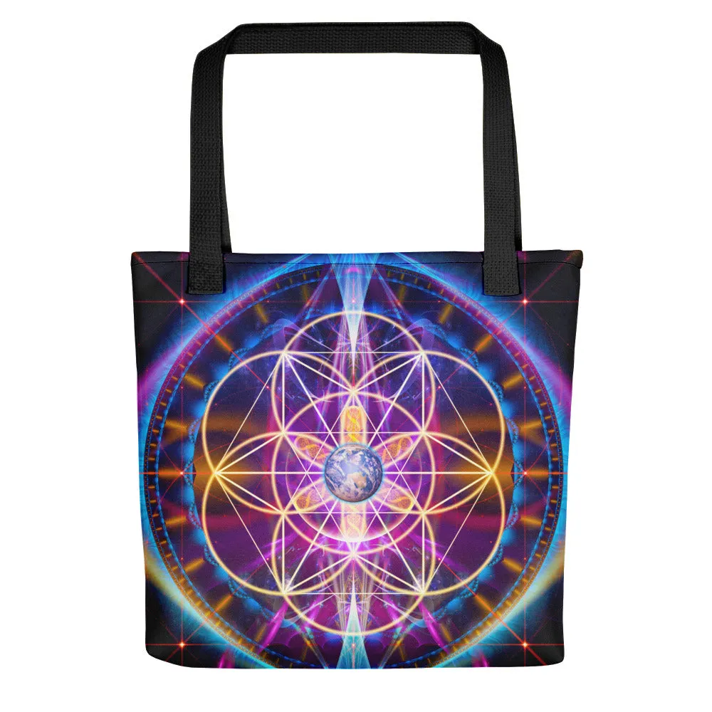 Sacred Geometry Tote Purse | Shopping Bags | Yoga Bags | New Earth