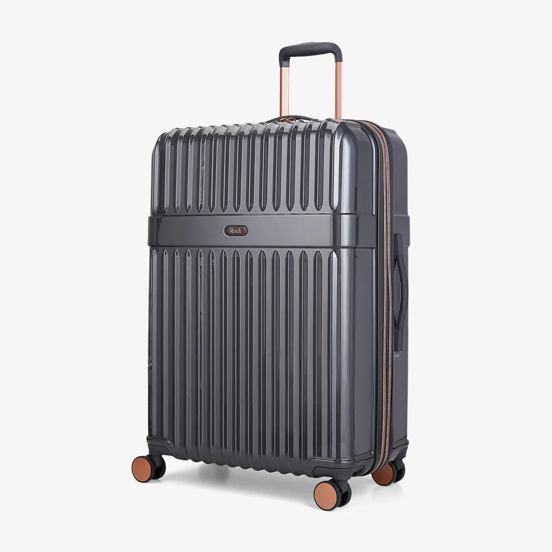 Selene Set of 3 Suitcases in Charcoal
