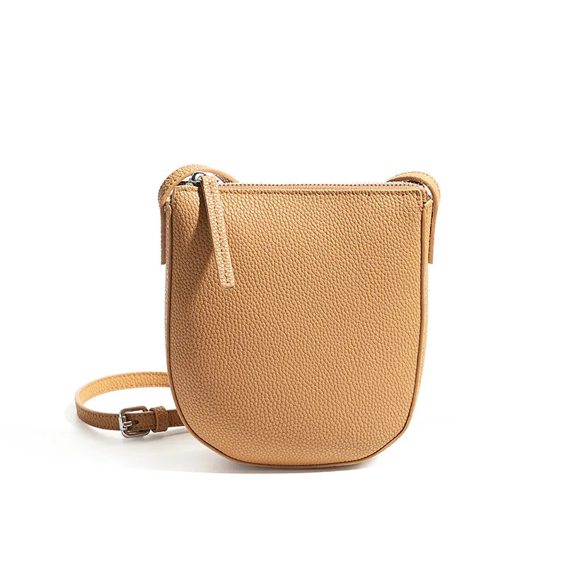 Sleek Essence Leather Crossbody