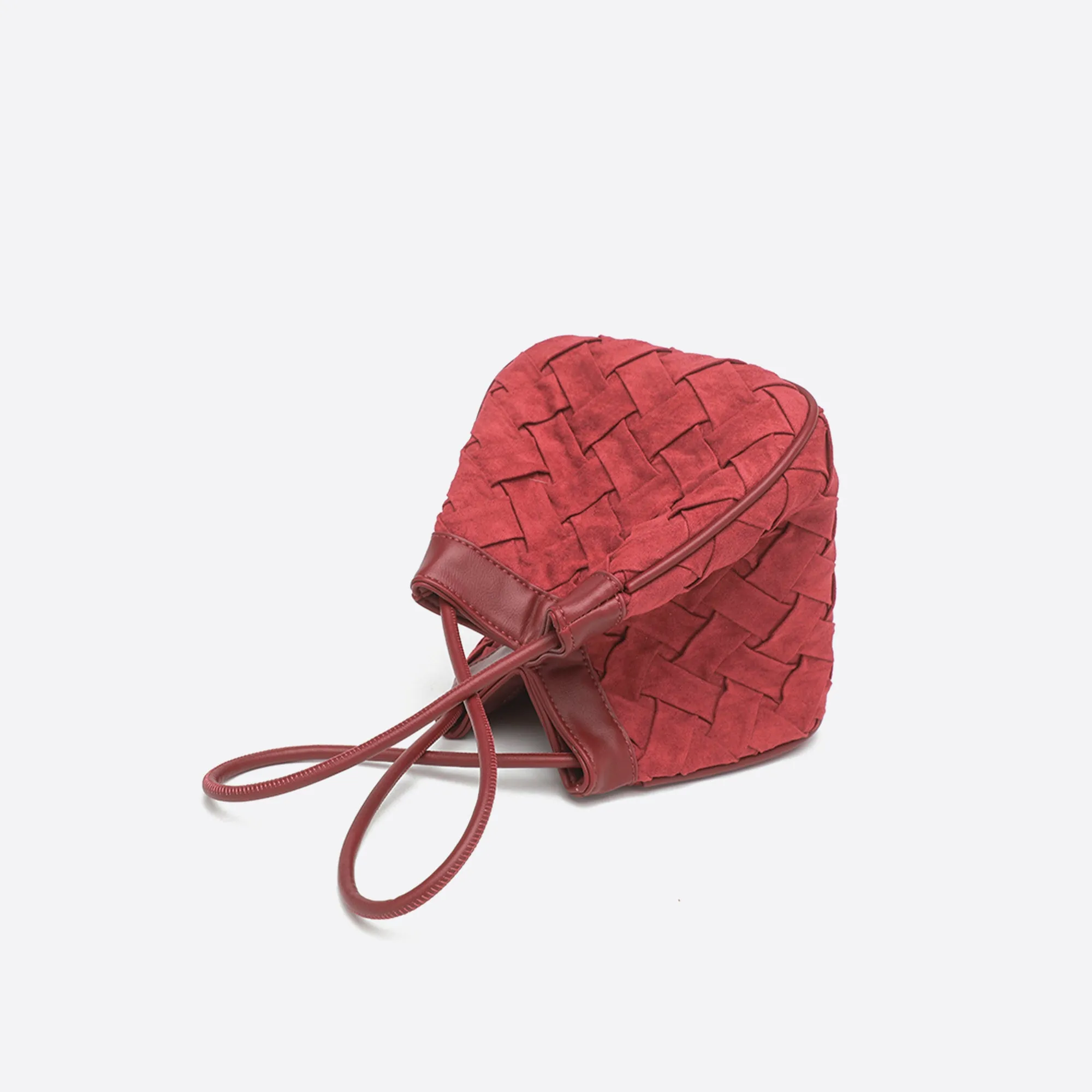 Sohiwoo Date Minimalist Sweet Handle Bucket Bags