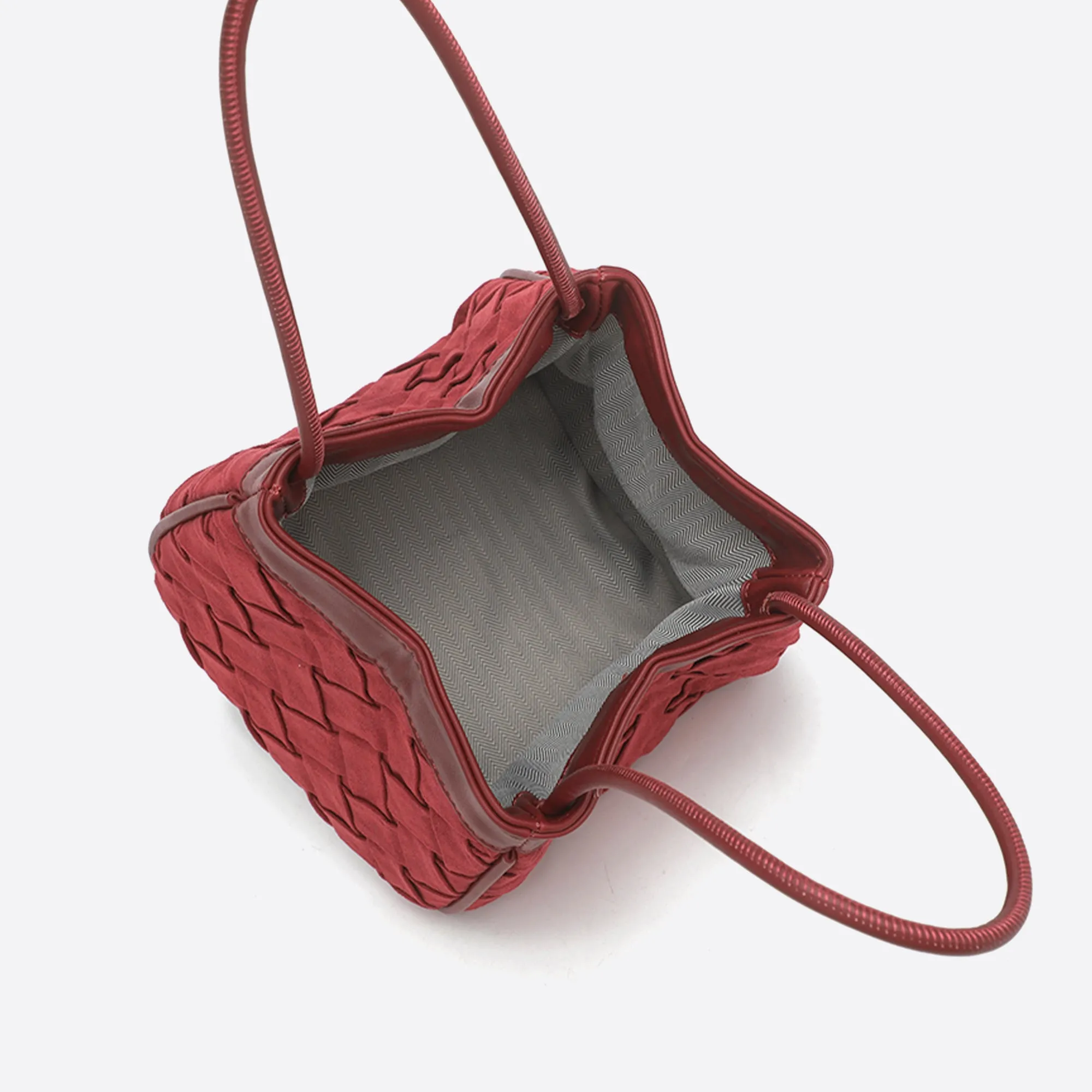 Sohiwoo Date Minimalist Sweet Handle Bucket Bags