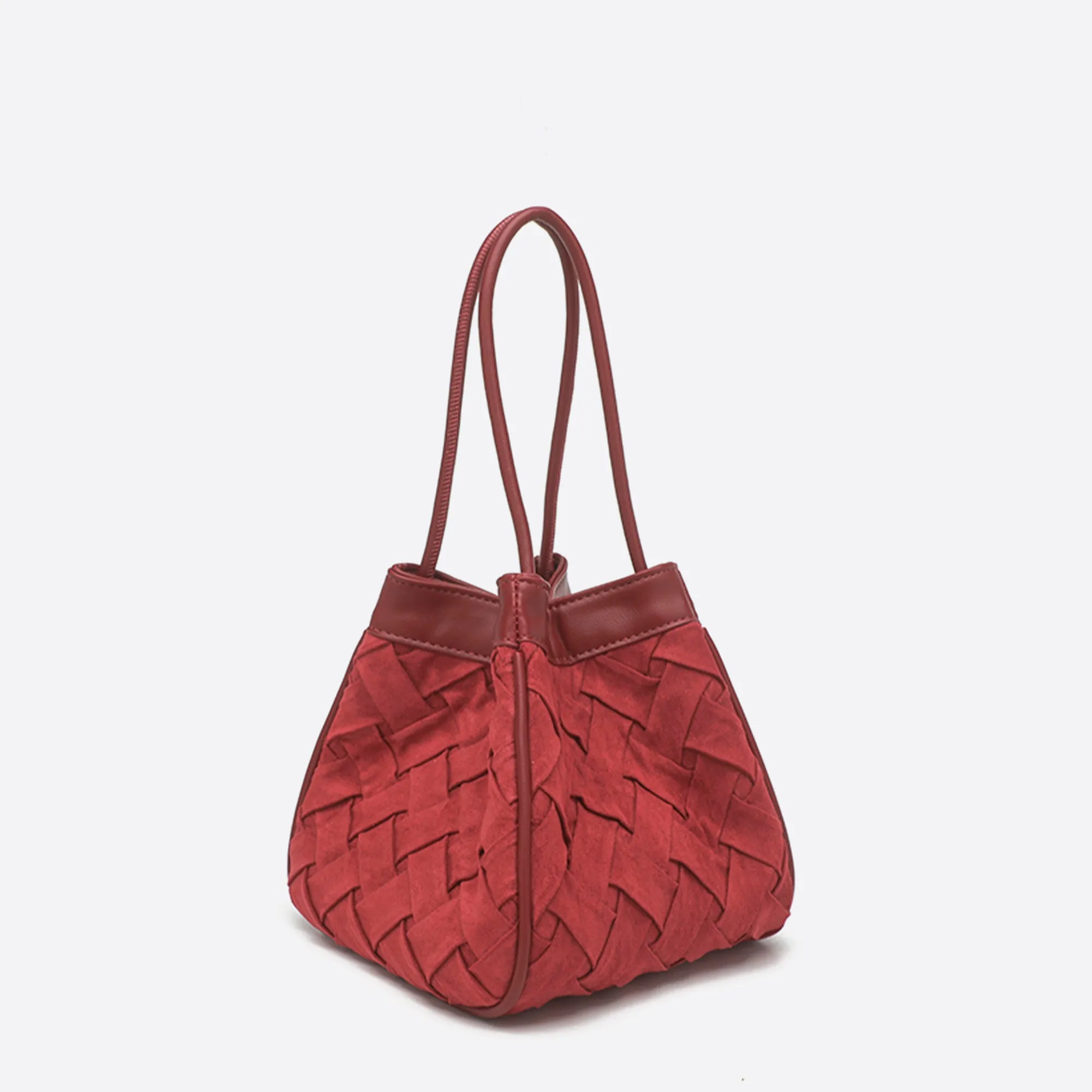Sohiwoo Date Minimalist Sweet Handle Bucket Bags
