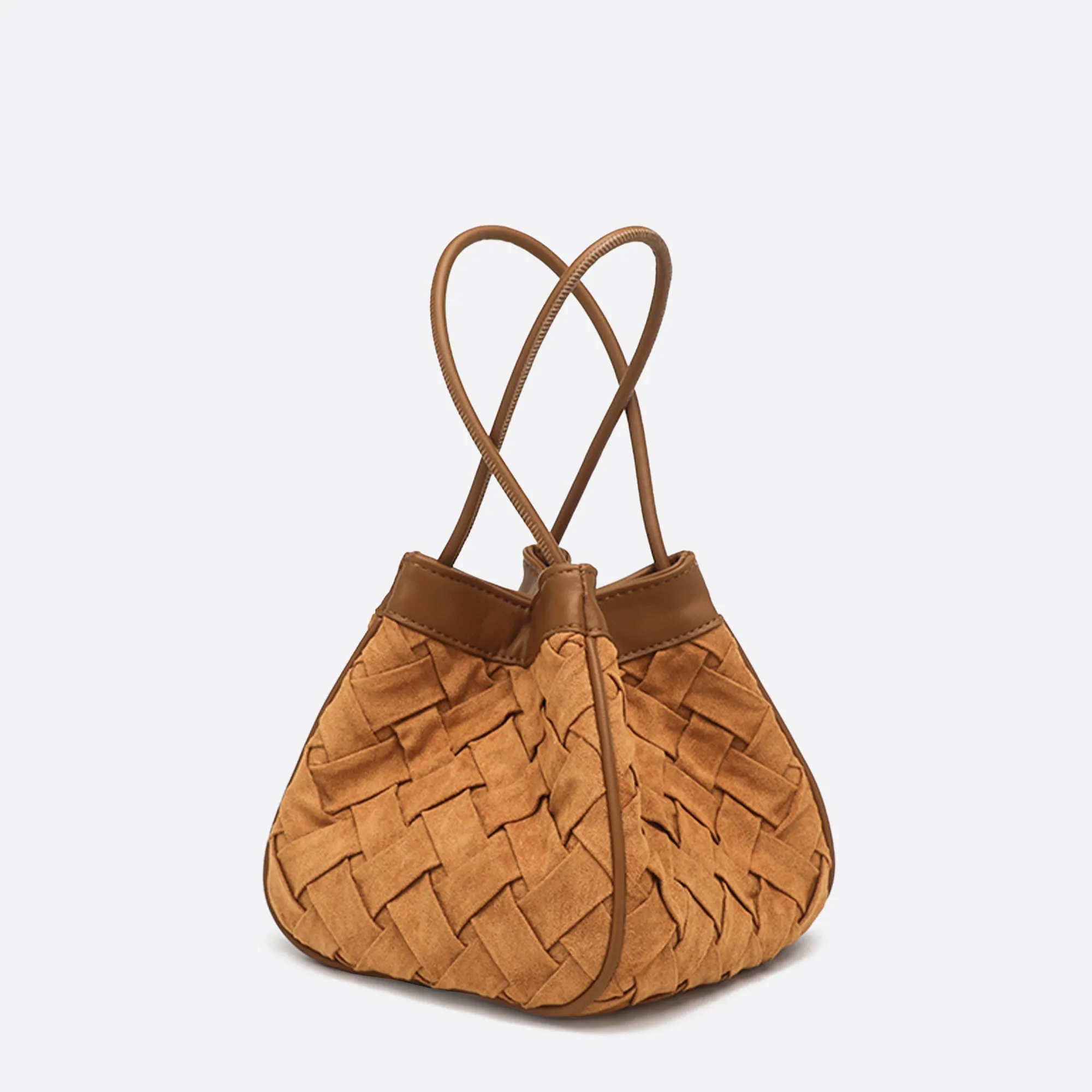 Sohiwoo Date Minimalist Sweet Handle Bucket Bags