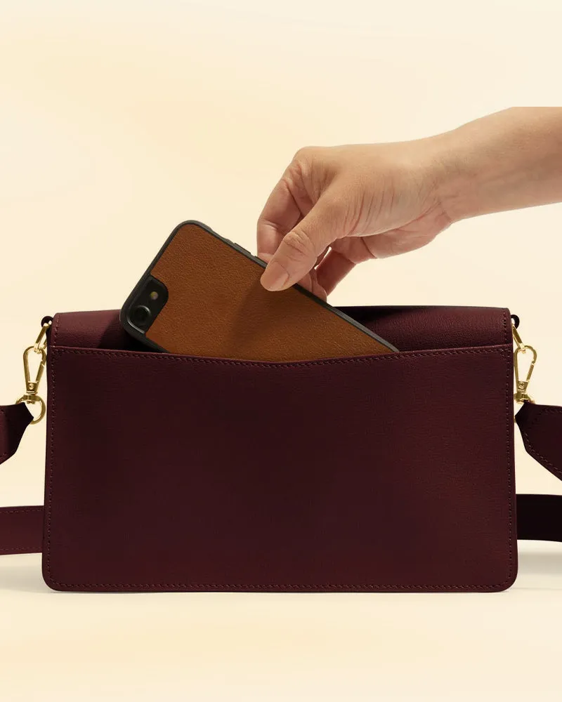 Sophisticated Satchel Leather Bag