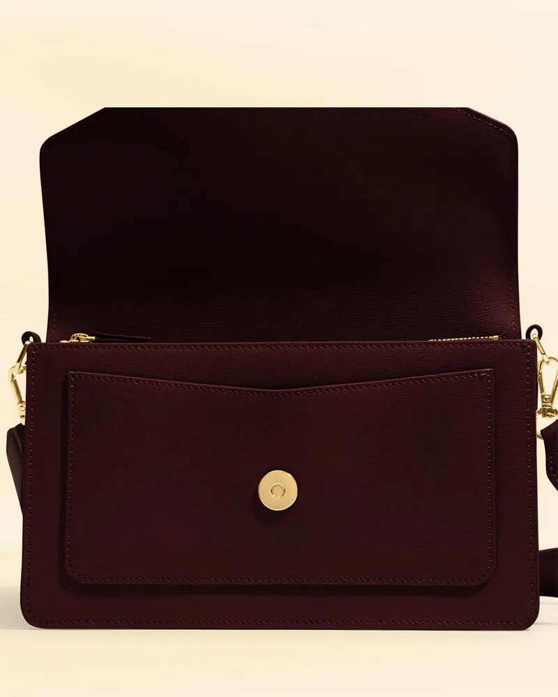 Sophisticated Satchel Leather Bag