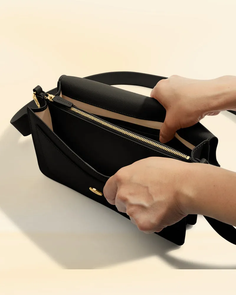 Sophisticated Satchel Leather Bag