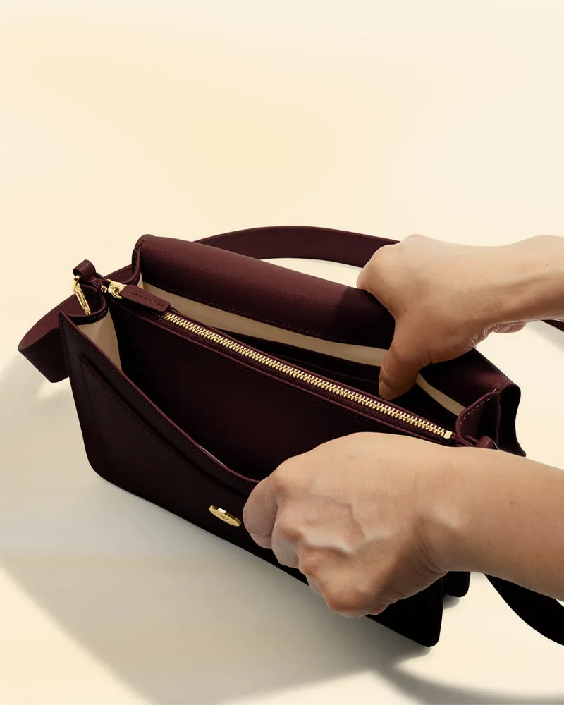 Sophisticated Satchel Leather Bag