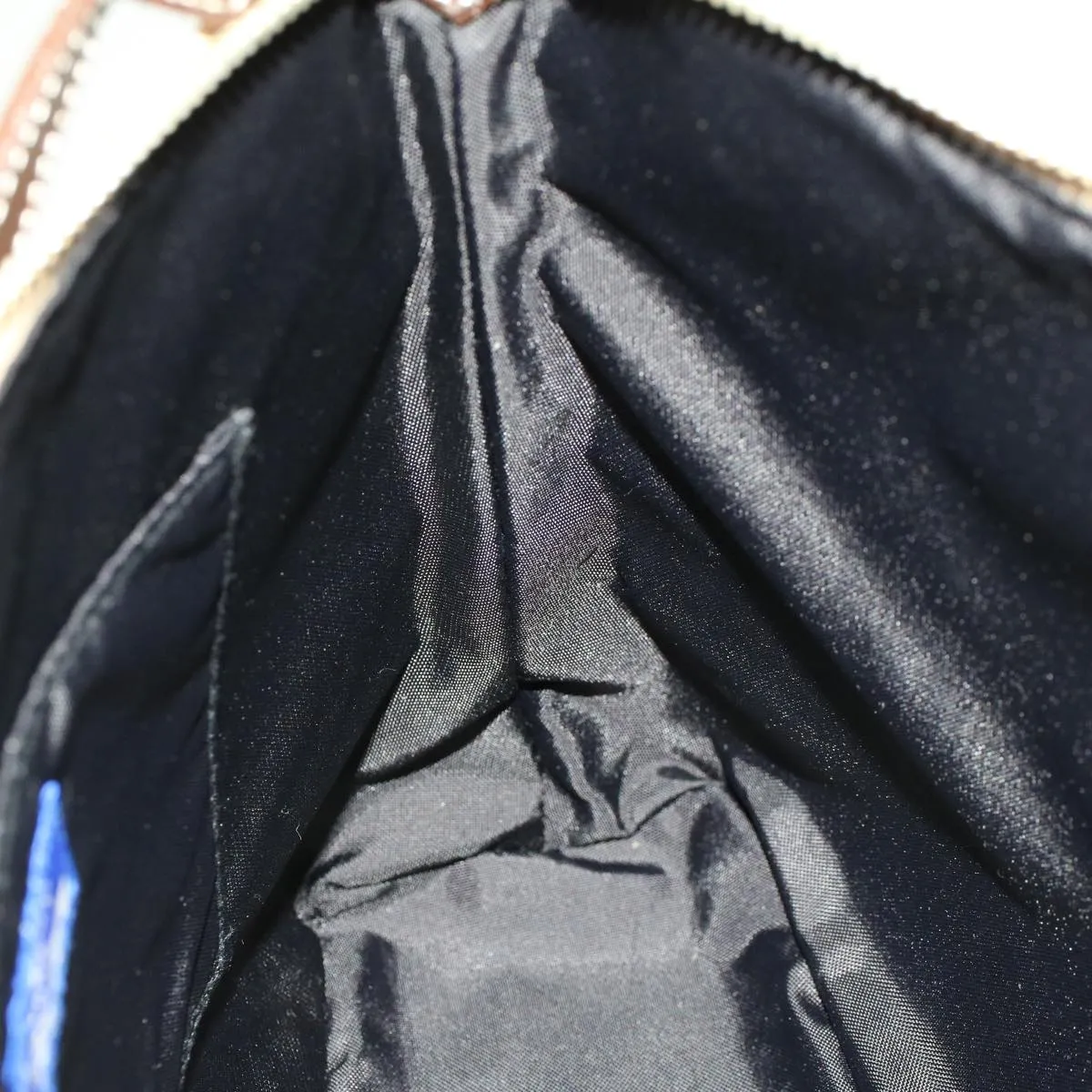 Trendy Inspired Burberry Blue Label Shoulder Bag Nylon Beige Auth Ti1219