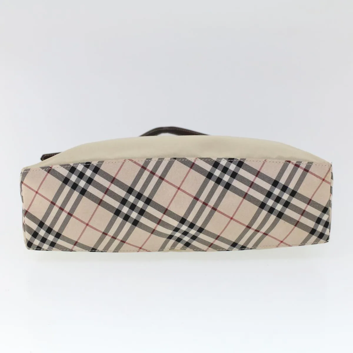 Trendy Inspired Burberry Blue Label Shoulder Bag Nylon Beige Auth Ti1219