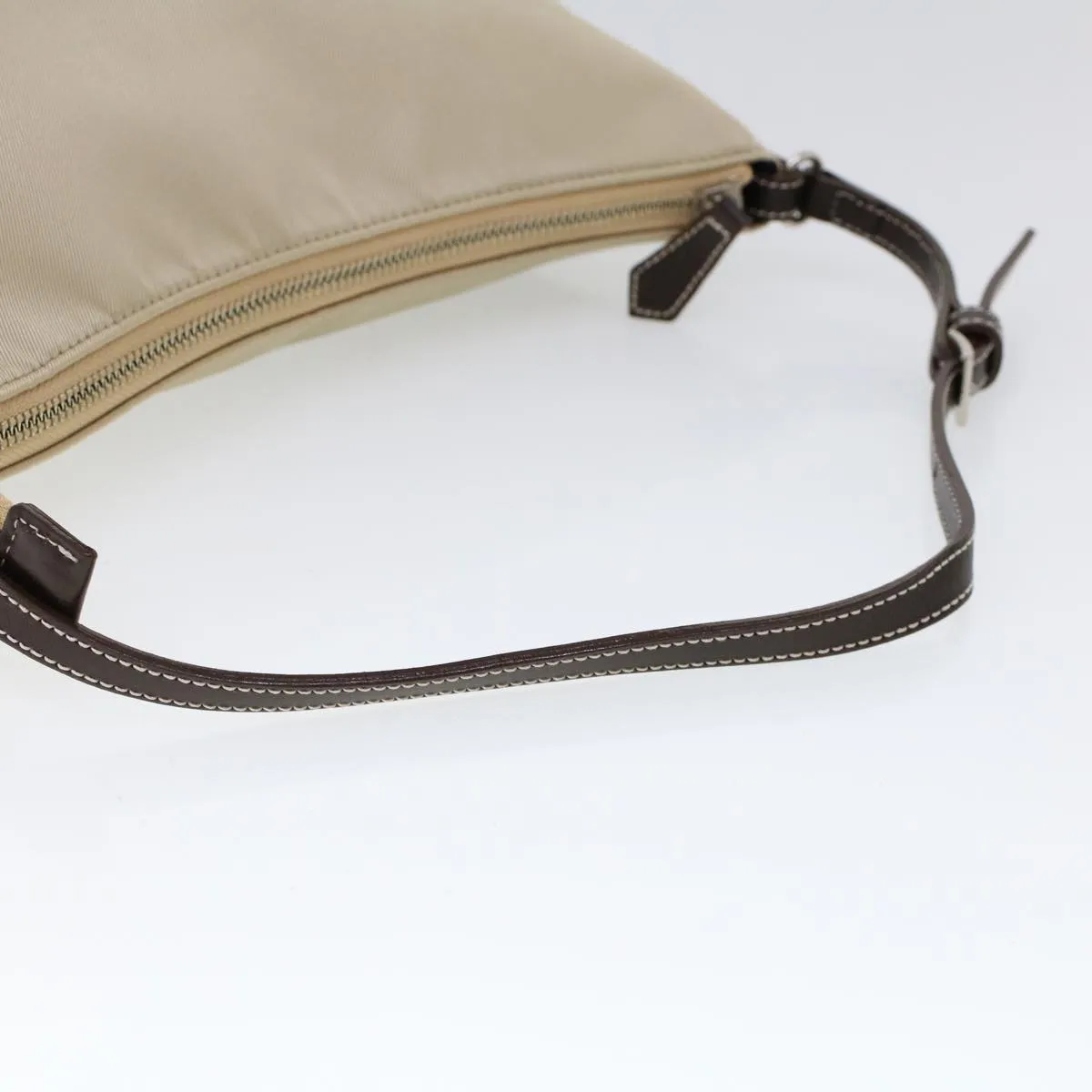 Trendy Inspired Burberry Blue Label Shoulder Bag Nylon Beige Auth Ti1219