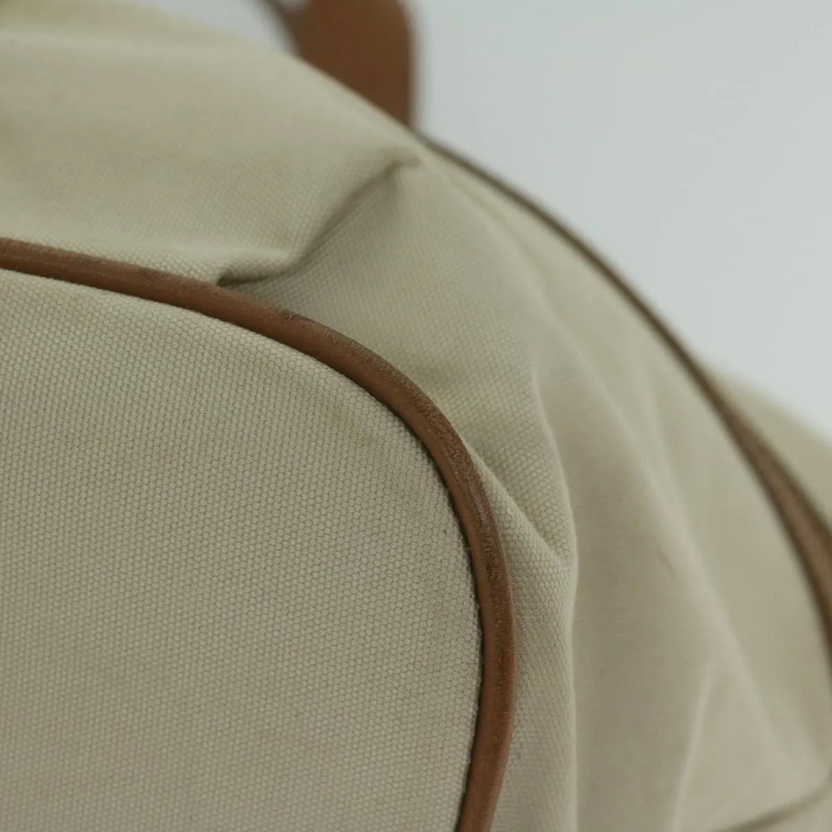 Trendy Inspired Burberry Blue Label Tote Bag Canvas Beige Auth Bs11106