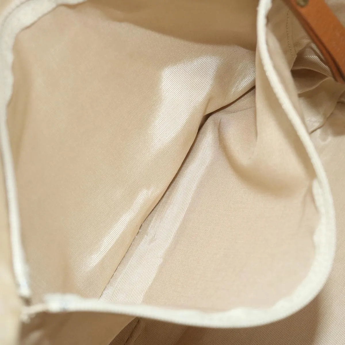 Trendy Inspired Burberry Blue Label Tote Bag Canvas Beige Auth Bs11106
