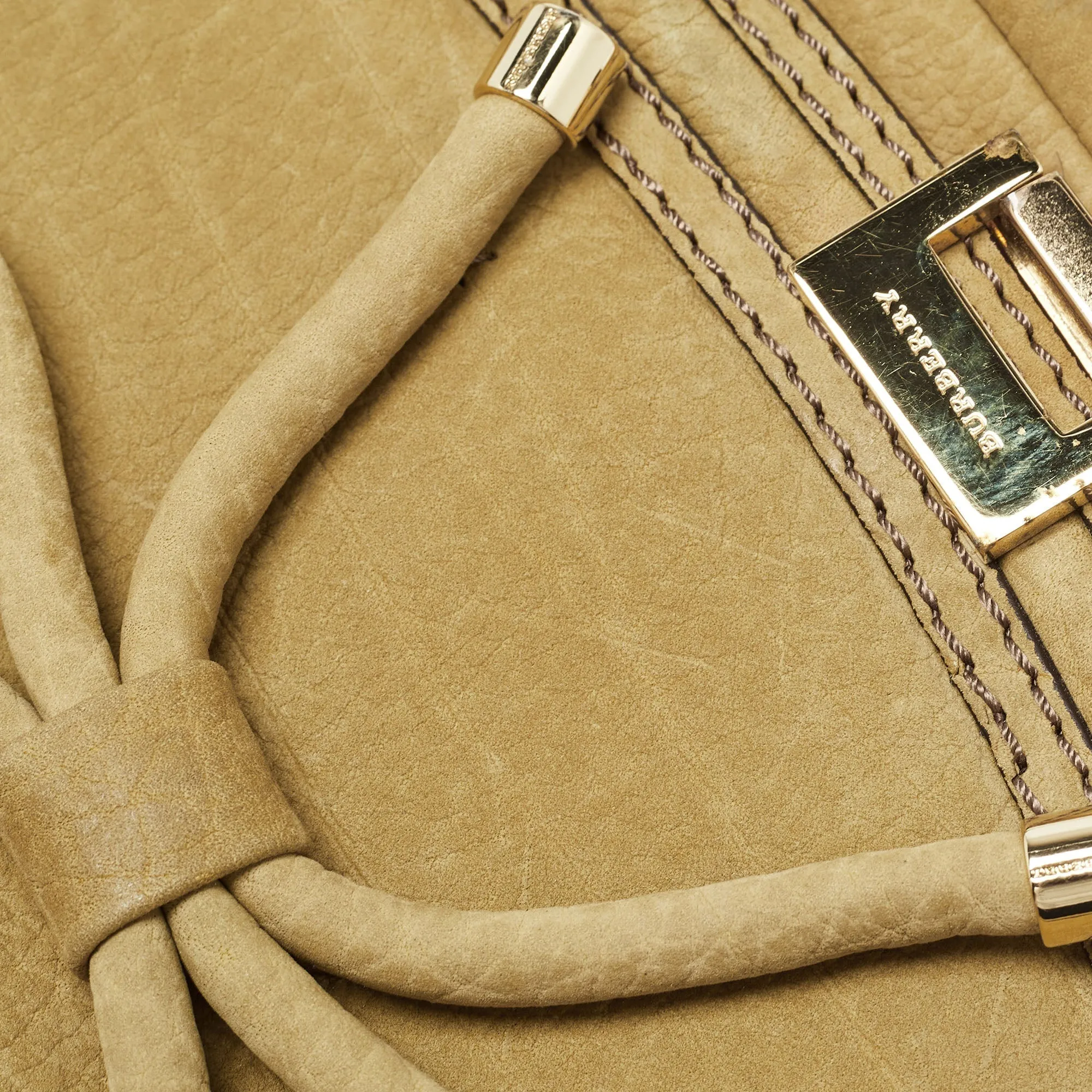 Trendy Inspired Burberry Green Nubuck Leather Bow Flap Clutch