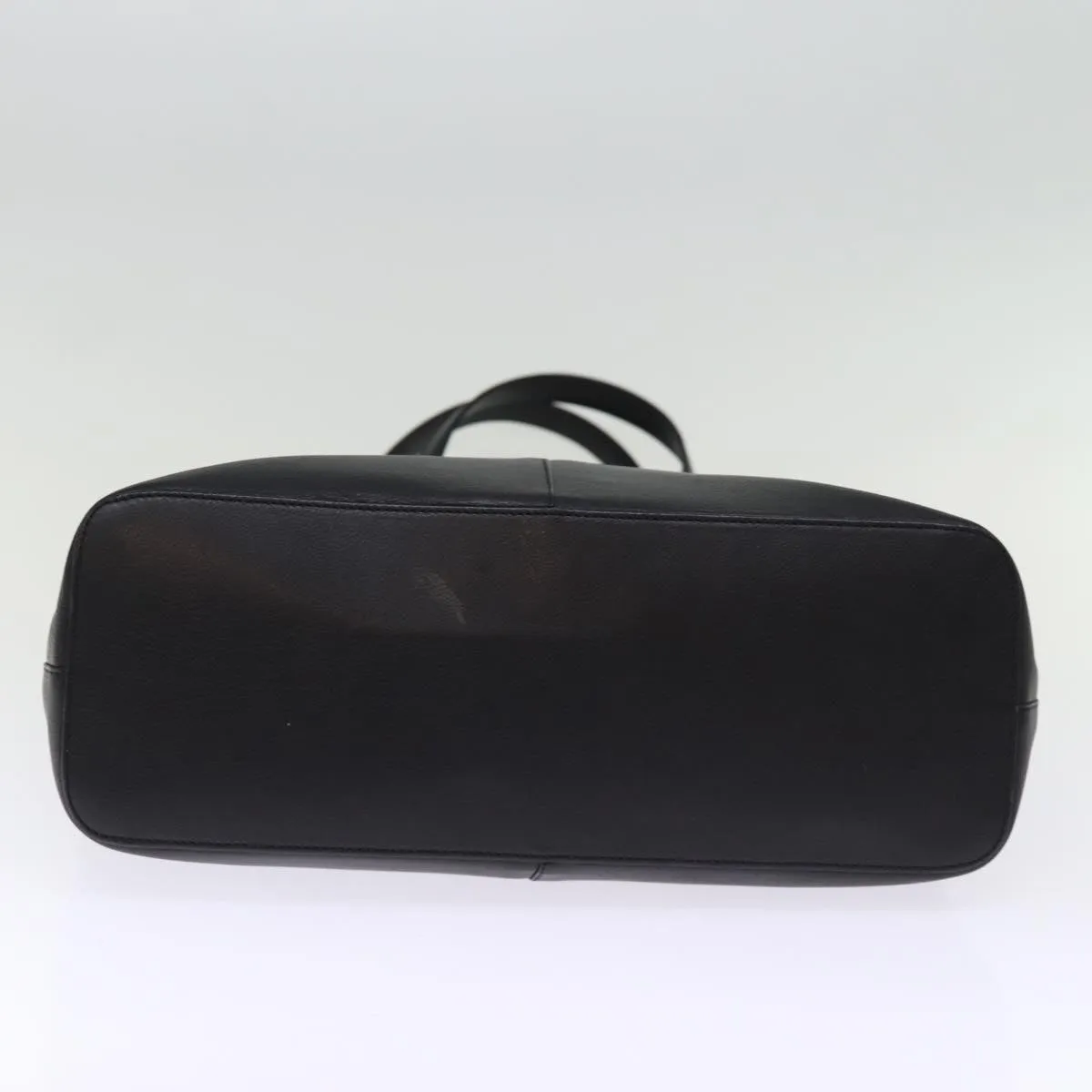 Trendy Inspired Burberry Shoulder Bag Leather Black Auth Bs14825