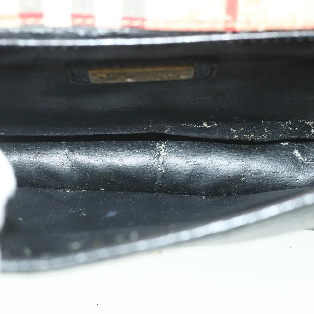 Trendy Inspired Burberryss Clutch Bag Leather Black Auth Bs8730