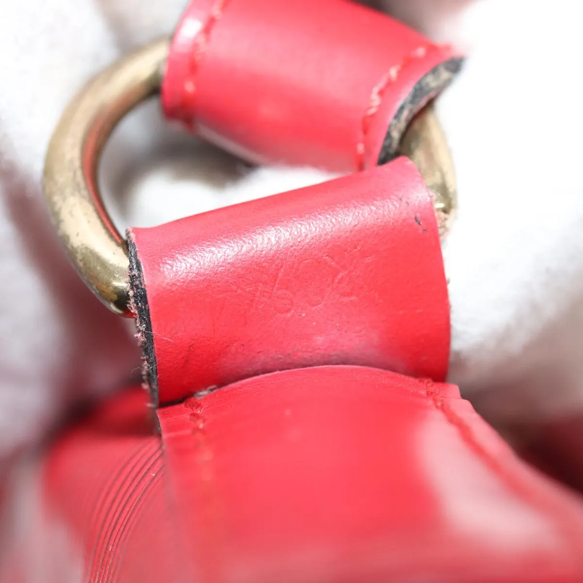 Trendy Inspired Louis Vuitton Epi Petit Noe Shoulder Bag Red M44107 Lv Auth 87925