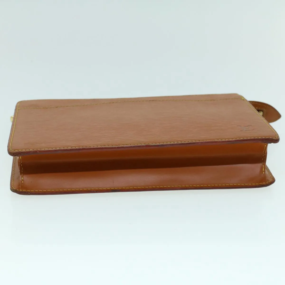Trendy Inspired Louis Vuitton Epi Pochette Homme Clutch Bag Brown M52528 Lv Auth 53881