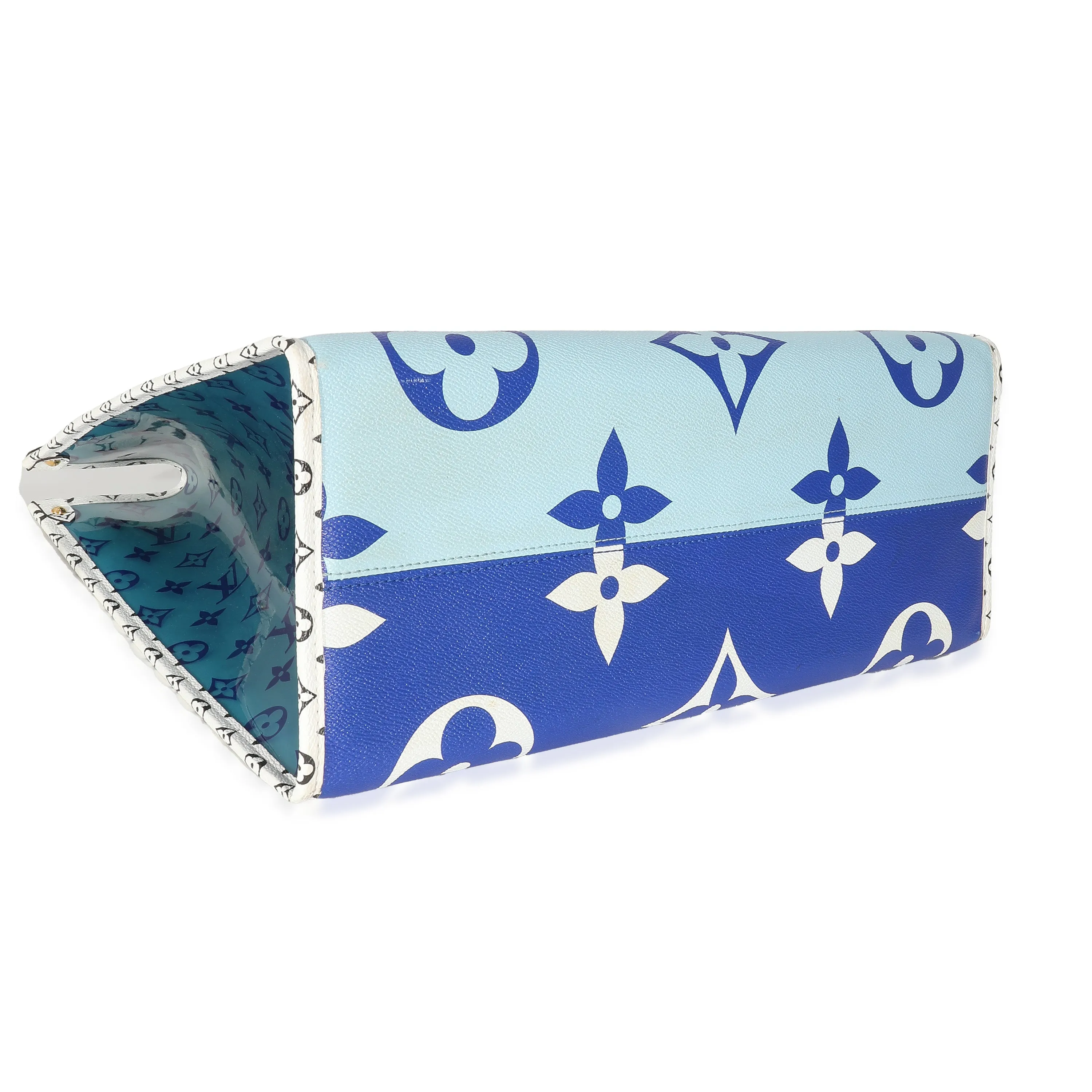 Trendy Inspired Louis Vuitton Limited Edition Blue Monogram Giant Hamptons Onthego
