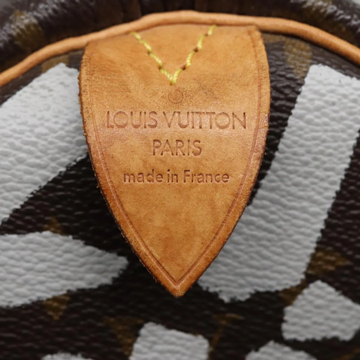 Trendy Inspired Louis Vuitton Monogram Graffiti Keepall 50 Boston Bag White M92197 Lv Auth 83988