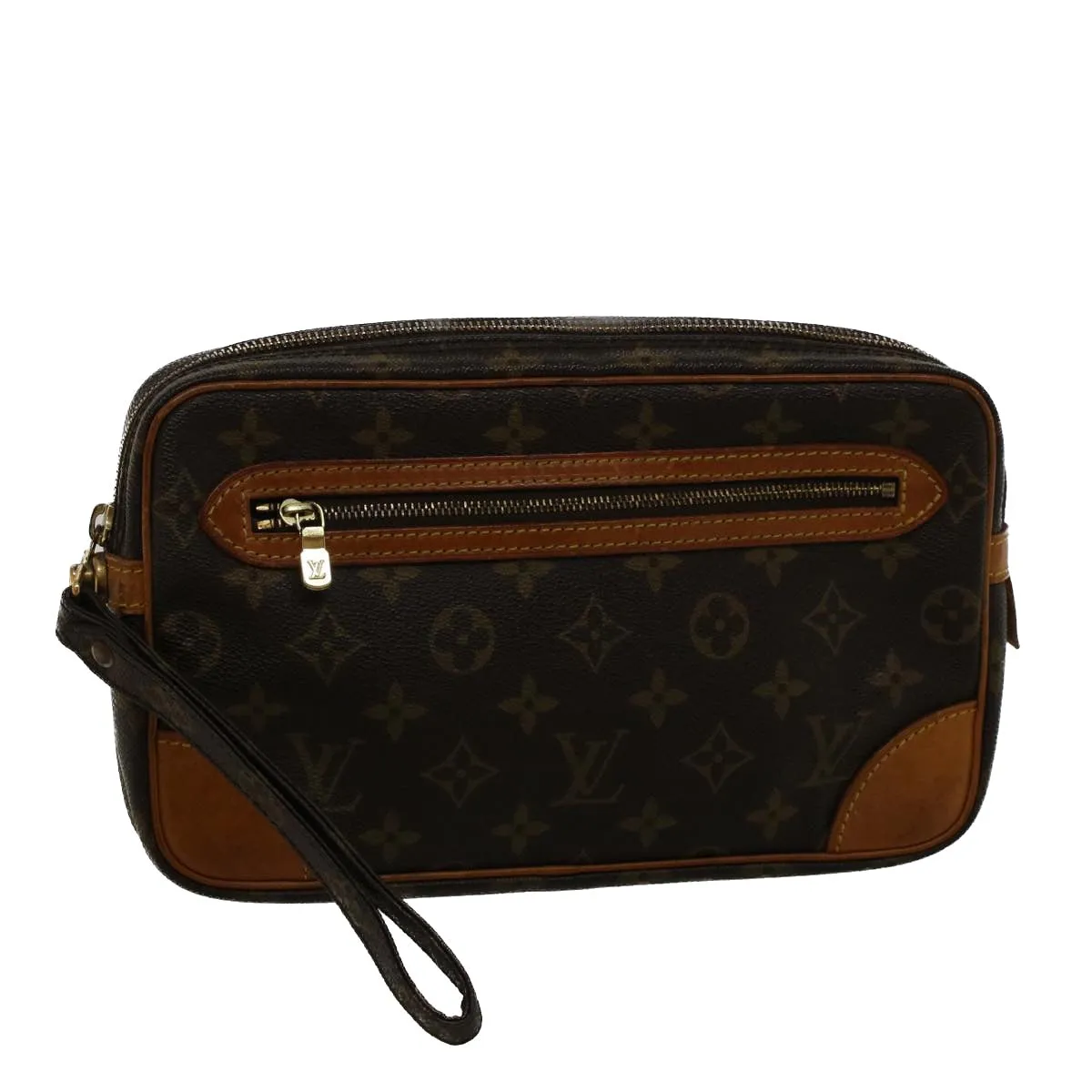 Trendy Inspired Louis Vuitton Monogram Marly Dragonne Gm Clutch Bag M51825 Lv Auth 57400