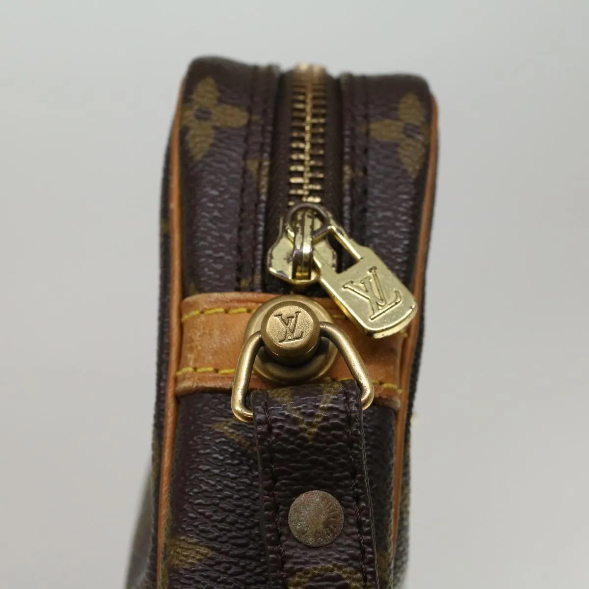 Trendy Inspired Louis Vuitton Monogram Marly Dragonne Gm Clutch Bag M51825 Lv Auth 57400