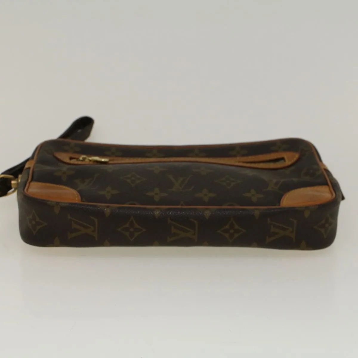Trendy Inspired Louis Vuitton Monogram Marly Dragonne Gm Clutch Bag M51825 Lv Auth 57400