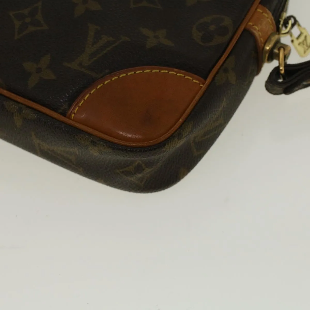 Trendy Inspired Louis Vuitton Monogram Marly Dragonne Gm Clutch Bag M51825 Lv Auth 57400