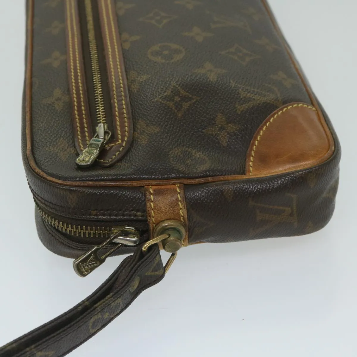 Trendy Inspired Louis Vuitton Monogram Marly Dragonne Gm Clutch Bag M51825 Lv Auth 59391