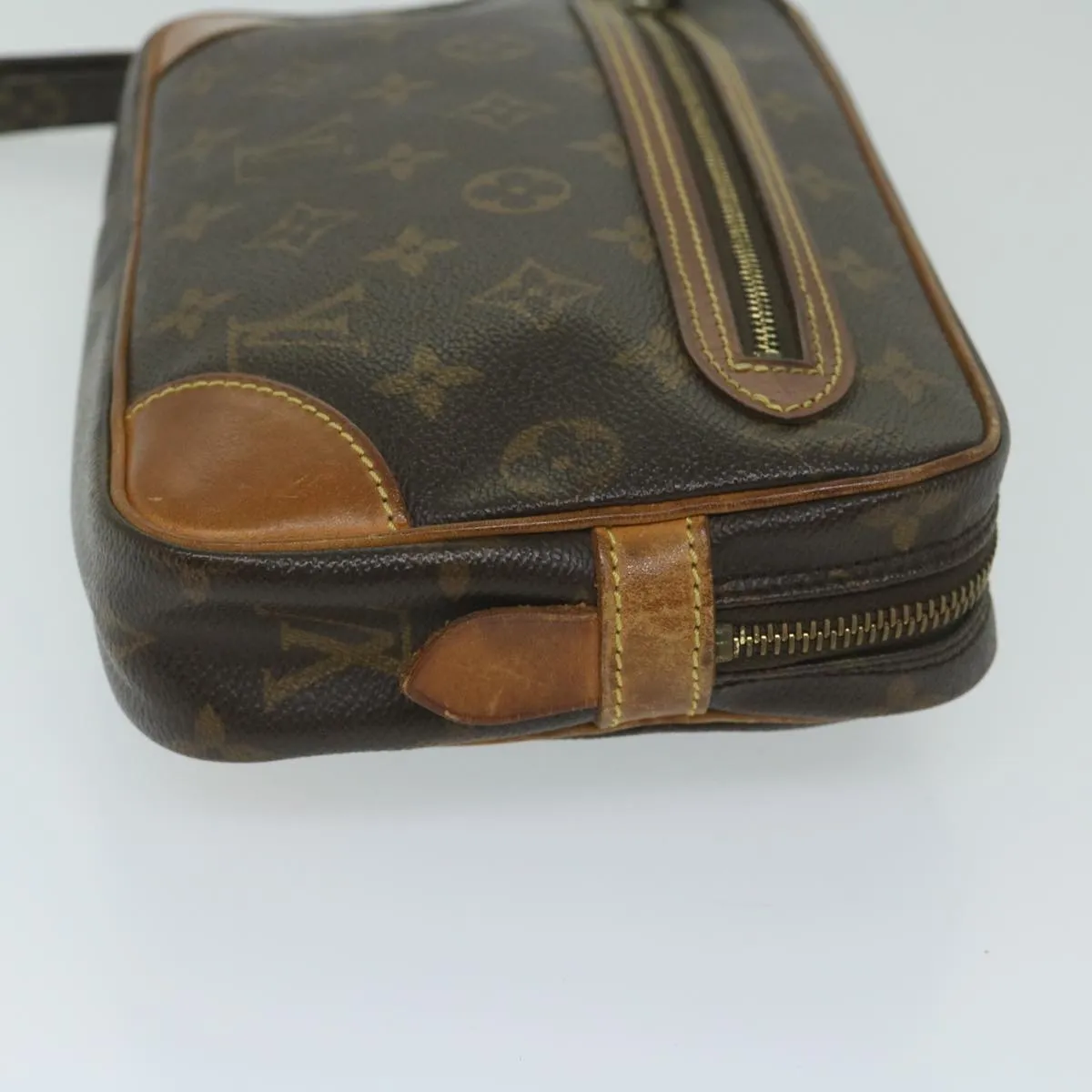 Trendy Inspired Louis Vuitton Monogram Marly Dragonne Gm Clutch Bag M51825 Lv Auth 59391