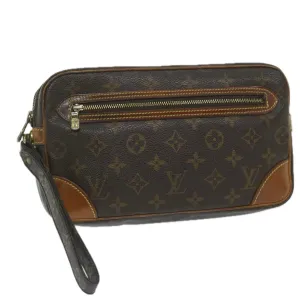 Trendy Inspired Louis Vuitton Monogram Marly Dragonne Gm Clutch Bag M51825 Lv Auth 59391