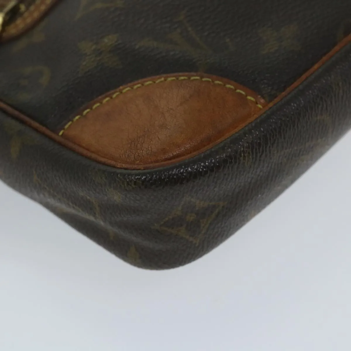 Trendy Inspired Louis Vuitton Monogram Marly Dragonne Gm Clutch Bag M51825 Lv Auth Bs9251