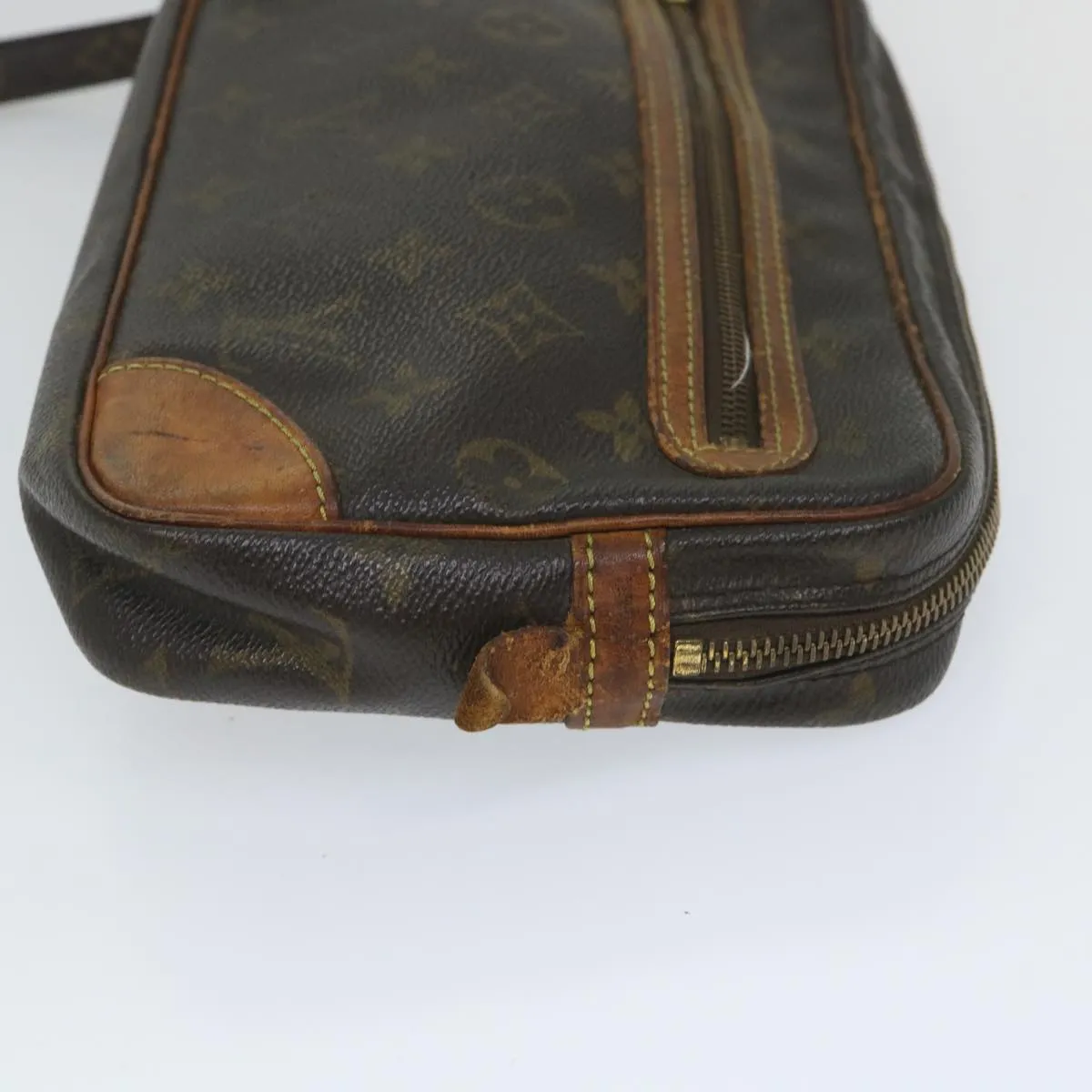 Trendy Inspired Louis Vuitton Monogram Marly Dragonne Gm Clutch Bag M51825 Lv Auth Bs9251