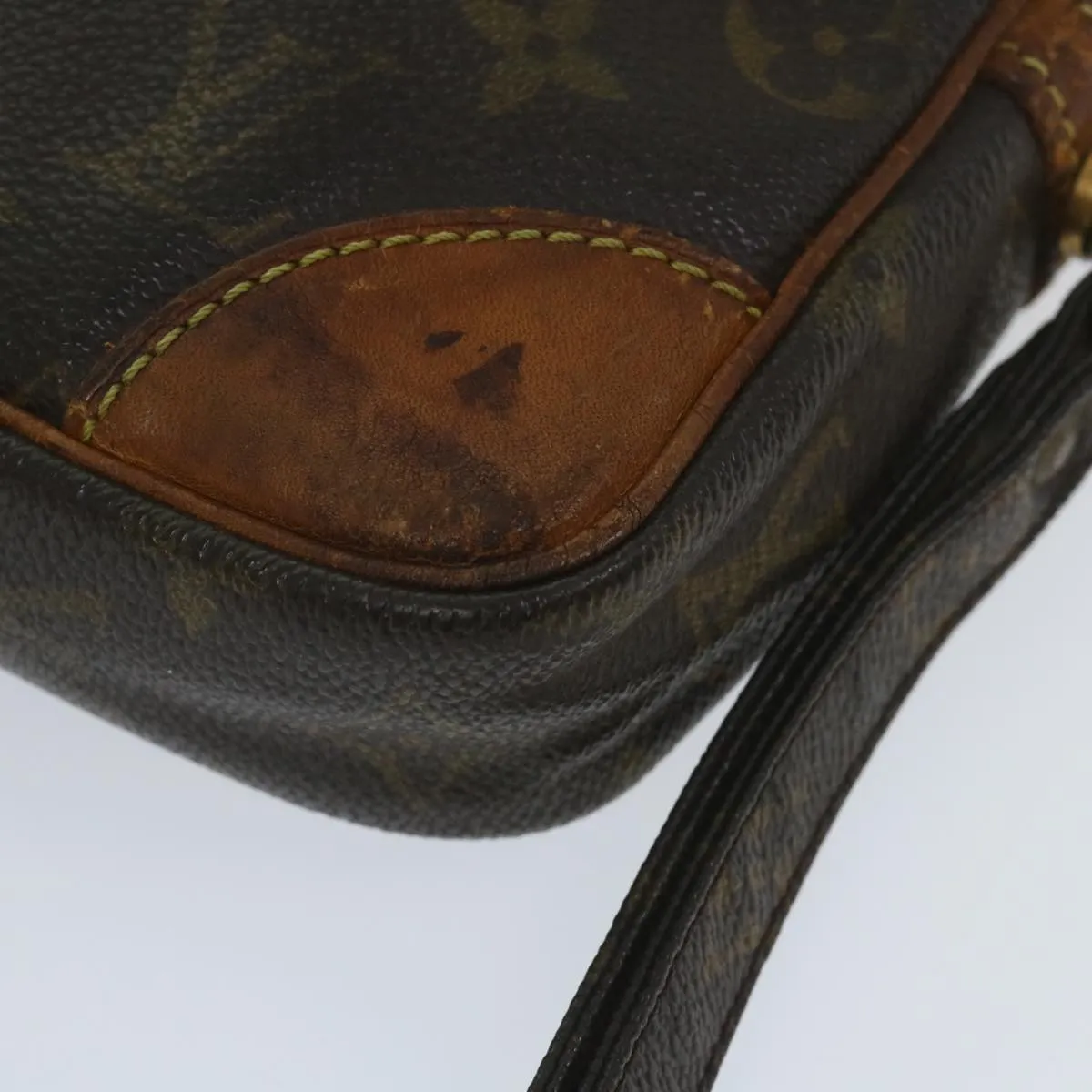 Trendy Inspired Louis Vuitton Monogram Marly Dragonne Gm Clutch Bag M51825 Lv Auth Bs9251