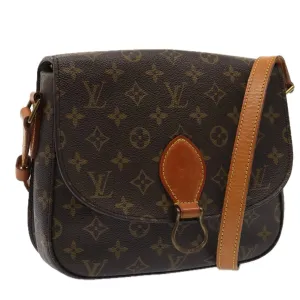 Trendy Inspired Louis Vuitton Monogram Saint Cloud Gm Shoulder Bag M51242 Lv Auth 88682