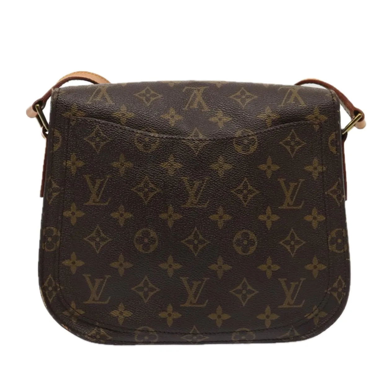Trendy Inspired Louis Vuitton Monogram Saint Cloud Gm Shoulder Bag M51242 Lv Auth 88682