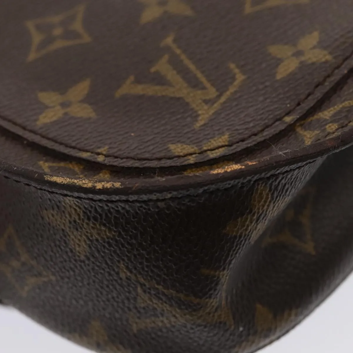 Trendy Inspired Louis Vuitton Monogram Saint Cloud Gm Shoulder Bag M51242 Lv Auth 88682