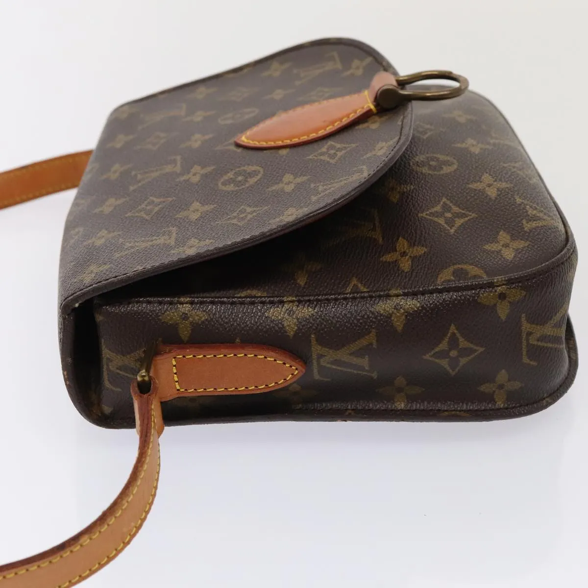 Trendy Inspired Louis Vuitton Monogram Saint Cloud Gm Shoulder Bag M51242 Lv Auth 88682