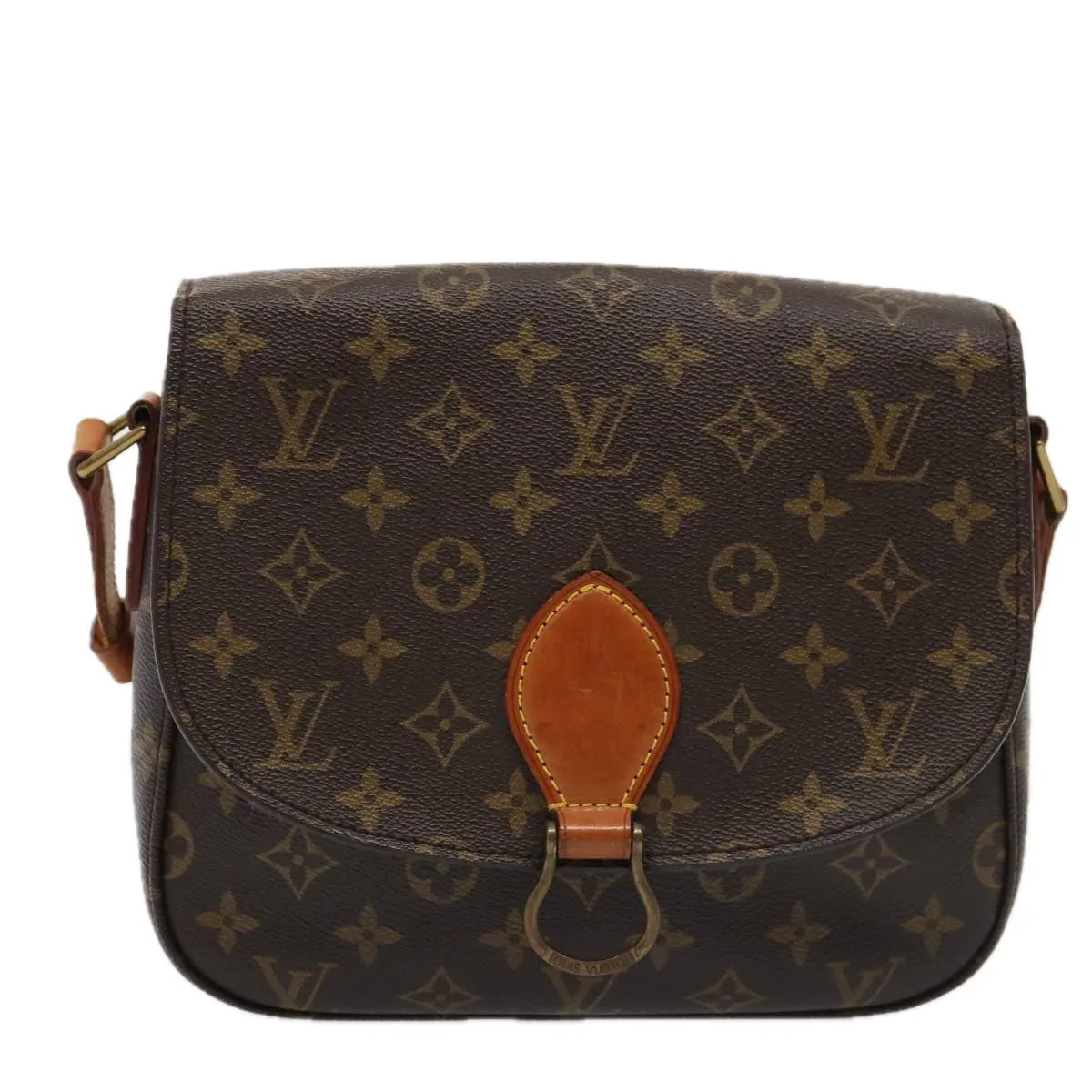 Trendy Inspired Louis Vuitton Monogram Saint Cloud Gm Shoulder Bag M51242 Lv Auth 88682