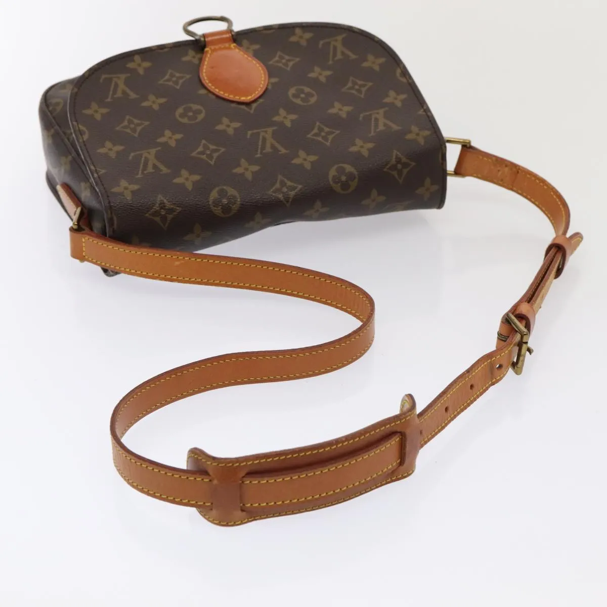 Trendy Inspired Louis Vuitton Monogram Saint Cloud Gm Shoulder Bag M51242 Lv Auth 88682