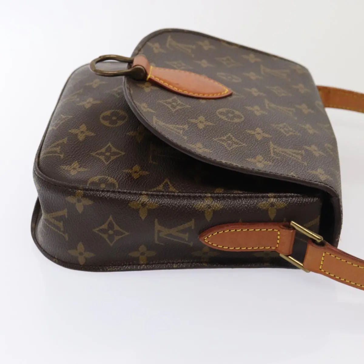 Trendy Inspired Louis Vuitton Monogram Saint Cloud Gm Shoulder Bag M51242 Lv Auth 88682