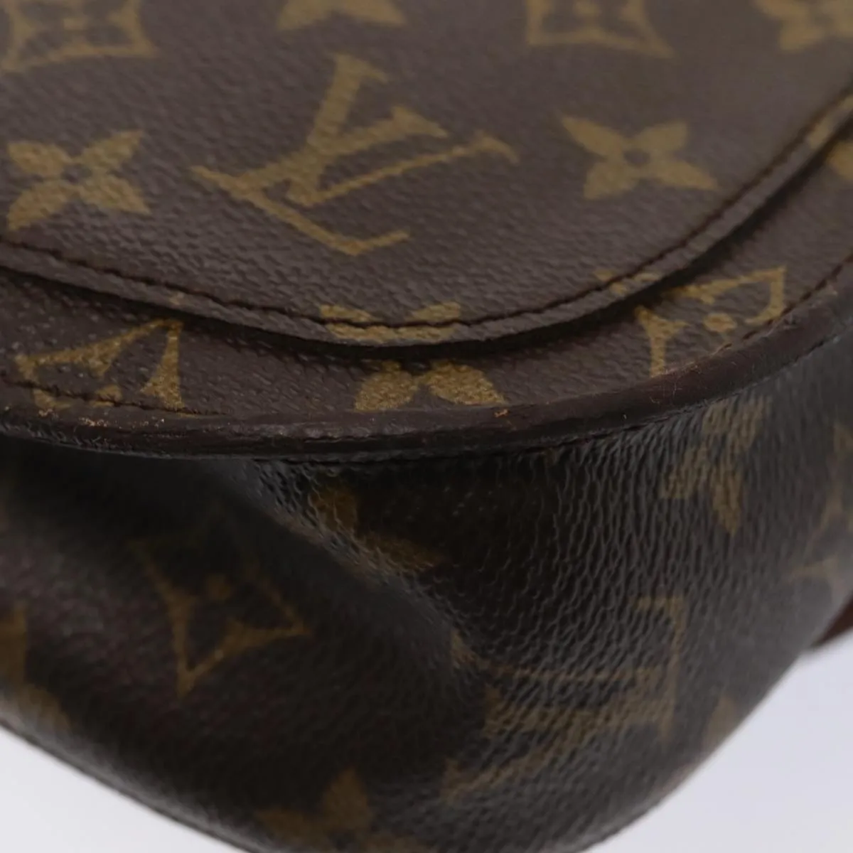 Trendy Inspired Louis Vuitton Monogram Saint Cloud Gm Shoulder Bag M51242 Lv Auth 88682