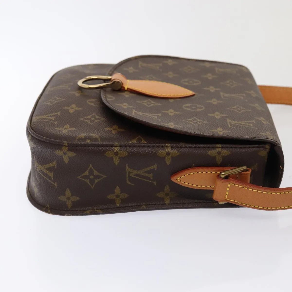 Trendy Inspired Louis Vuitton Monogram Saint Cloud Gm Shoulder Bag M51242 Lv Auth Ar12479
