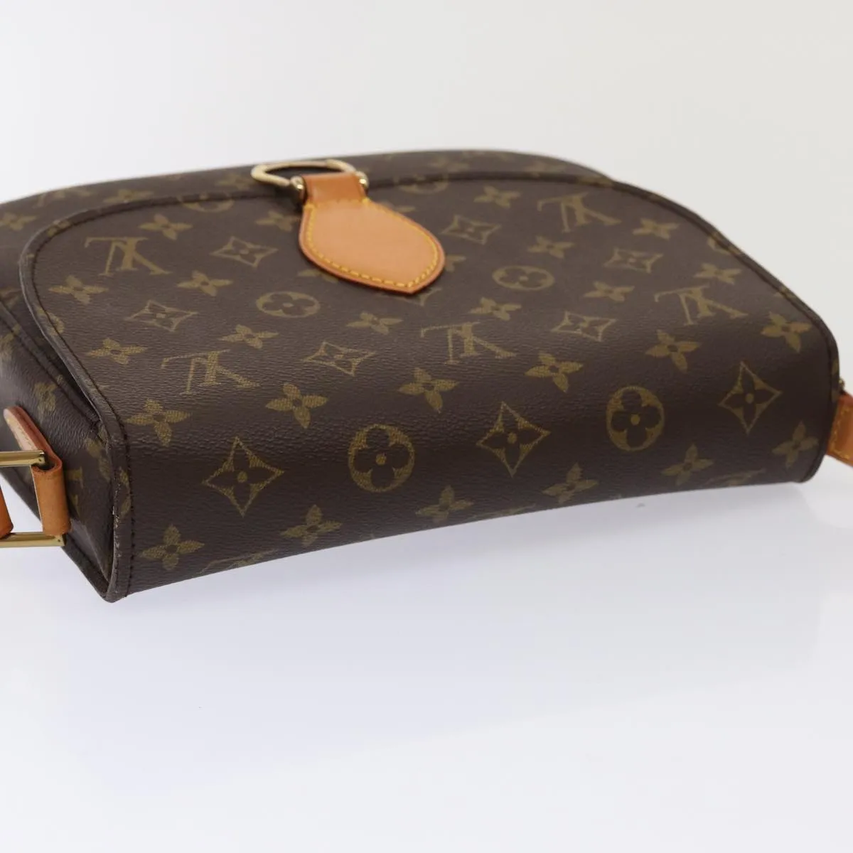 Trendy Inspired Louis Vuitton Monogram Saint Cloud Gm Shoulder Bag M51242 Lv Auth Ar12479