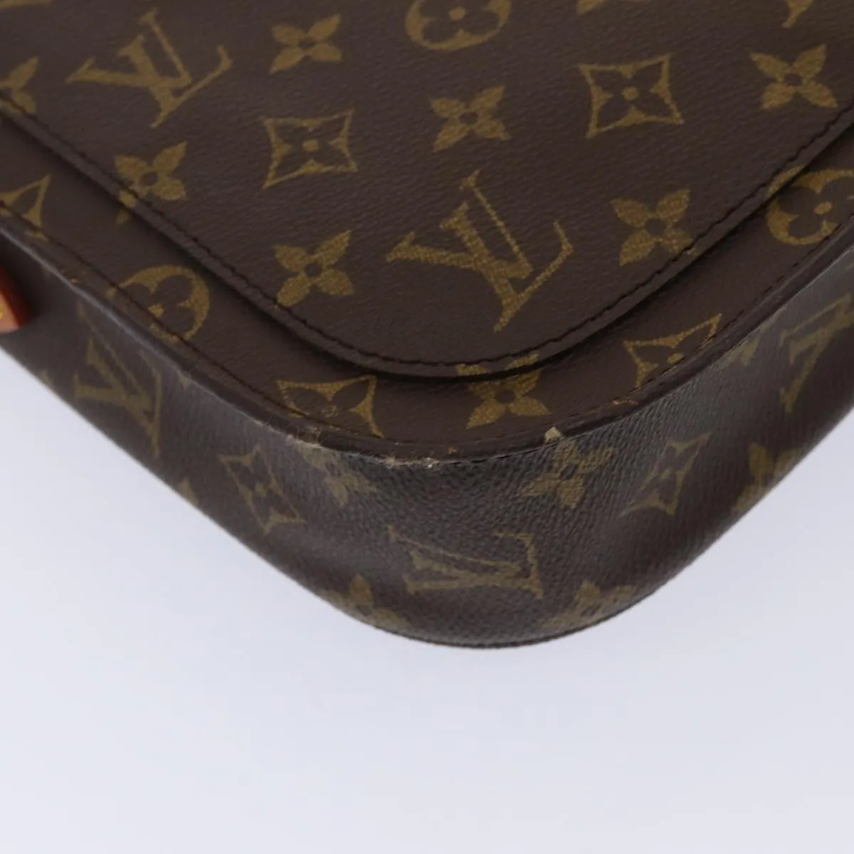 Trendy Inspired Louis Vuitton Monogram Saint Cloud Gm Shoulder Bag M51242 Lv Auth Ar12479