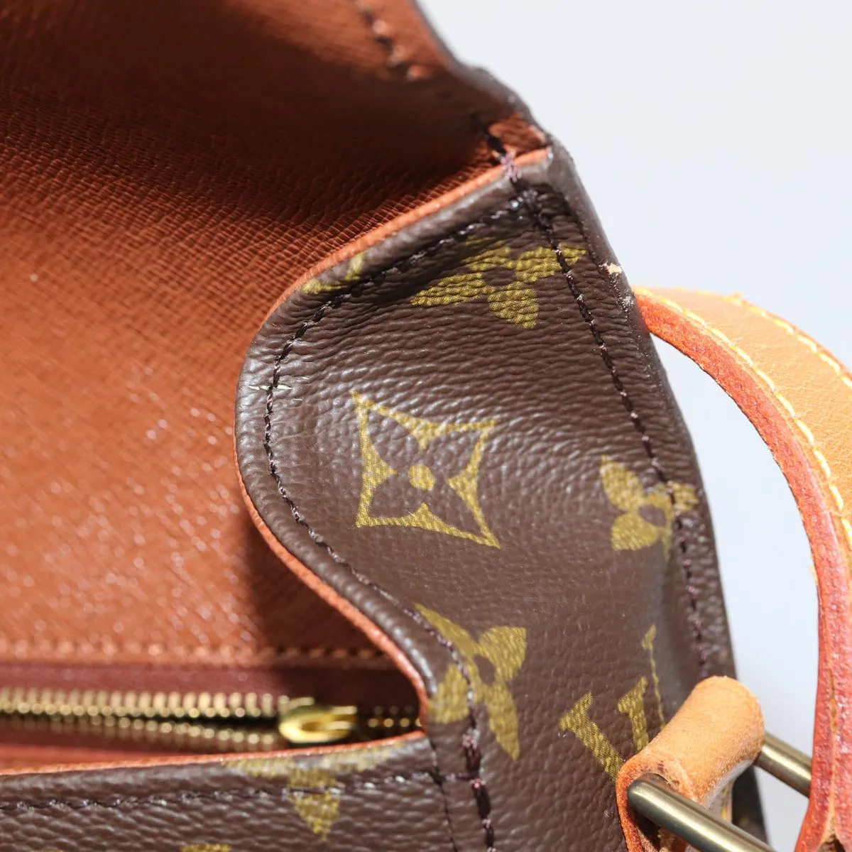 Trendy Inspired Louis Vuitton Monogram Saint Cloud Gm Shoulder Bag M51242 Lv Auth Ar12479