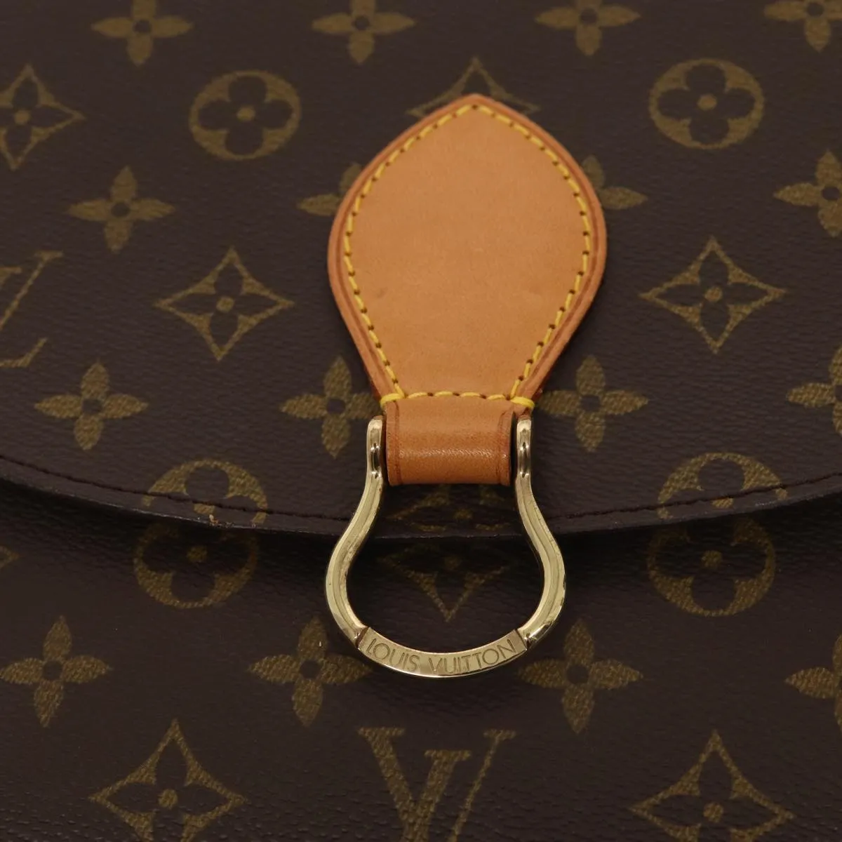 Trendy Inspired Louis Vuitton Monogram Saint Cloud Gm Shoulder Bag M51242 Lv Auth Ar12479