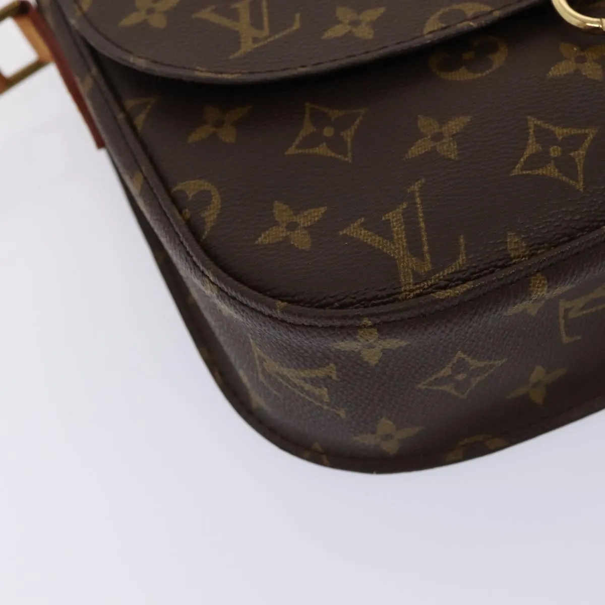 Trendy Inspired Louis Vuitton Monogram Saint Cloud Gm Shoulder Bag M51242 Lv Auth Ar12479