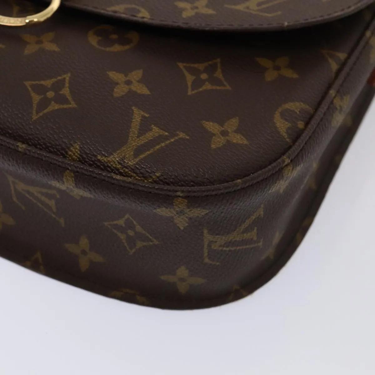 Trendy Inspired Louis Vuitton Monogram Saint Cloud Gm Shoulder Bag M51242 Lv Auth Ar12479